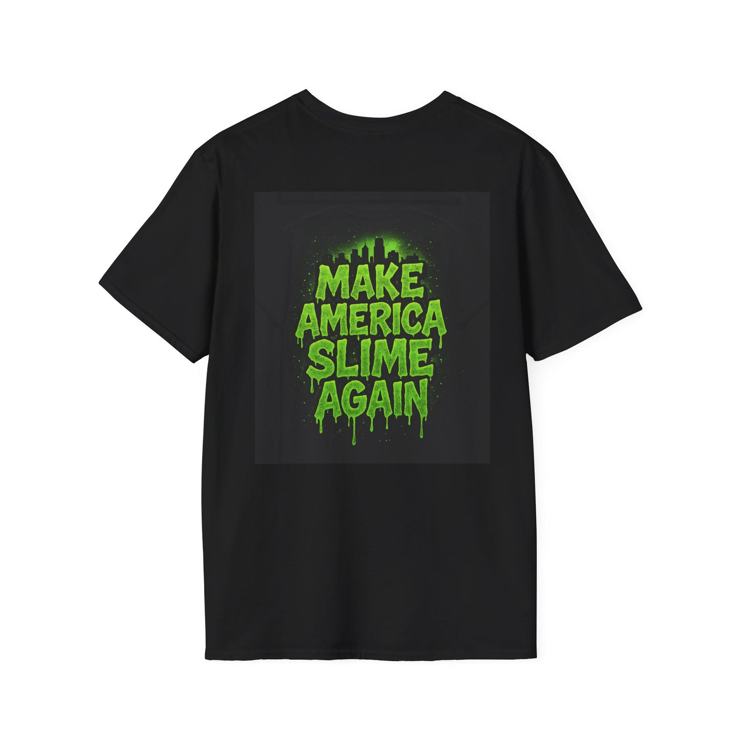 Make America Slime Again Unisex Softstyle T-Shirt - Fun Slime Graphic Tee